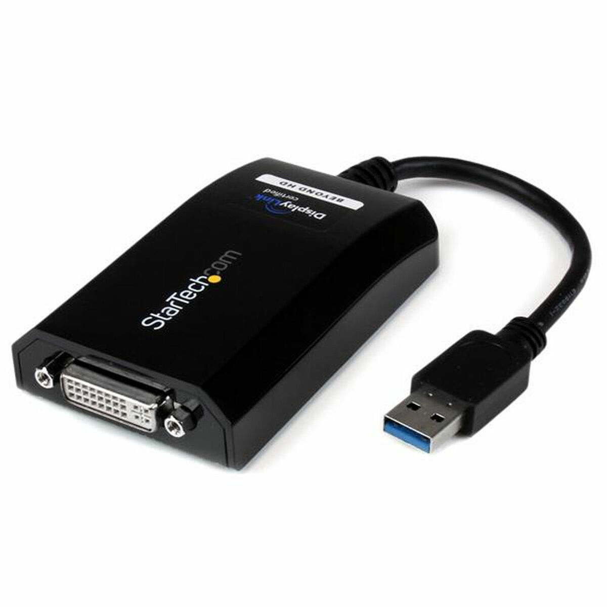 USB adaptér Startech USB32DVIPRO USB A Černý